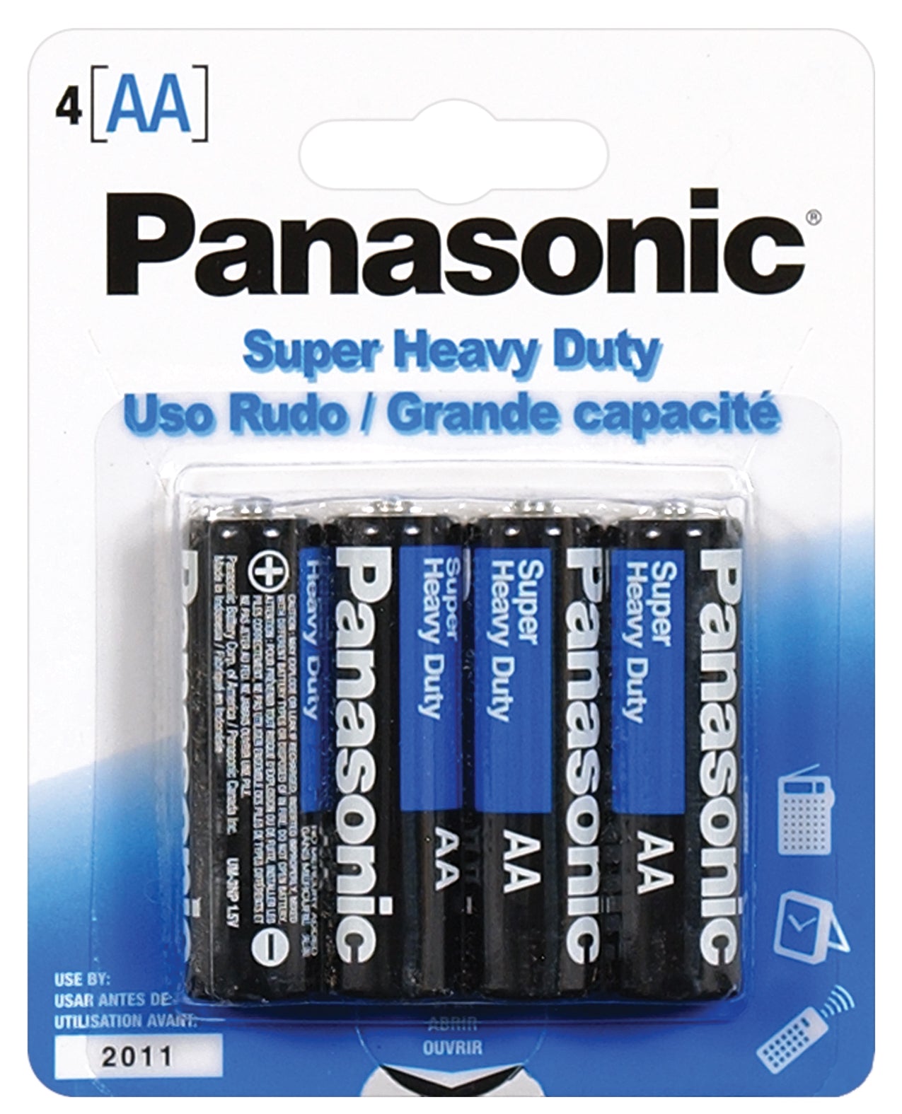 Power Technology 51 Super Heavy Duty Battery AA, Pack of 4