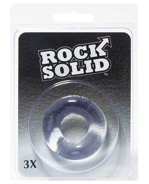 Doc Johnson 3700-65-CD Clear Donut Ring, TPE, 2 inch Diameter