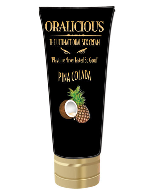 Hott Products HP-2156 Oralicious Pina Colada Sex Cream, 2 oz, Menthol