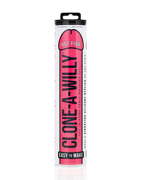 Clone-A-Willy 80205 Vibrating Replica Kit, Hot Pink