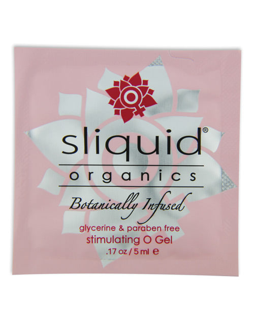 Sliquid 245 Sliquid Organics Stimulating O Gel, .17 oz Pillow