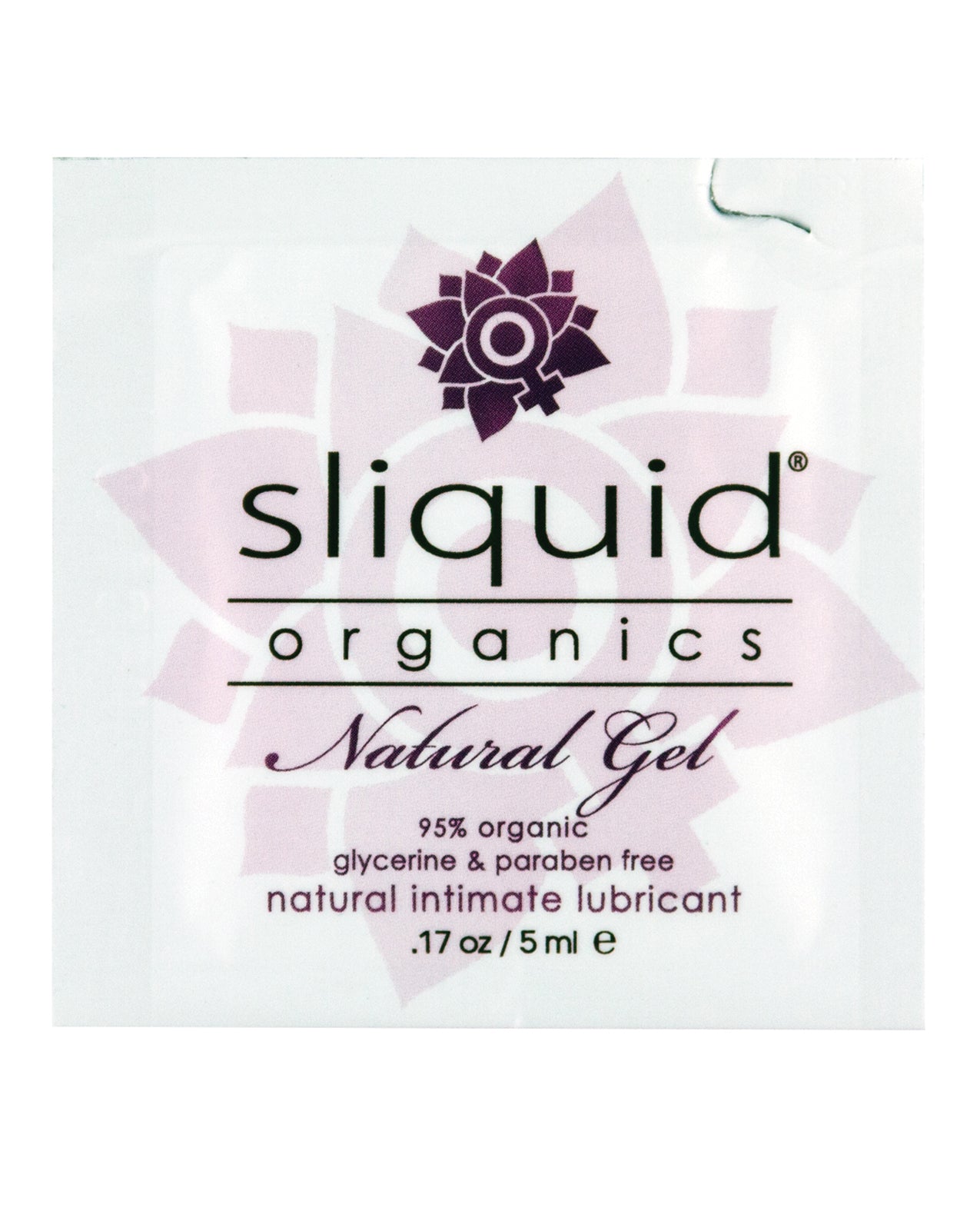 Sliquid, LLC 95 Natural Lubricating Gel, 0.17 oz Pillow