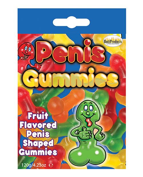 Hott Products SF-FD06 Penis Gummies Candy, Assorted Flavors, 5.35 oz