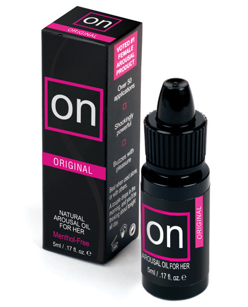 Sensuva ON_VL179 Natural Arousal Oil For Her, Menthol-Free, 5ml