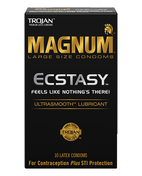Paradise Marketing 64313 Trojan Magnum Ecstasy Condoms, Large, Latex