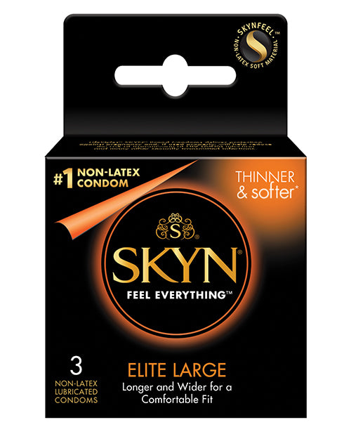 Paradise Marketing 7403 Lifestyles SKYN Elite Large Condoms, Polyisoprene, 56mm