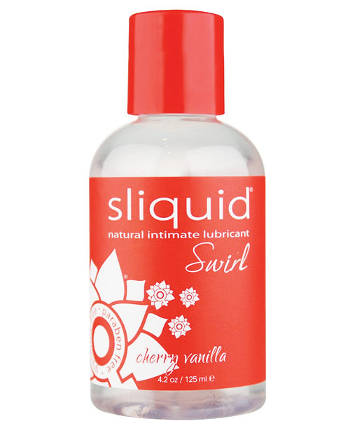 Sliquid 5 Naturals Swirl Lubricant, 4.2 oz Cherry Vanilla