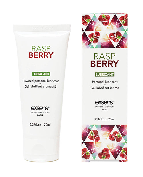 Exsens D402 Raspberry Flavored Water-Based Lubricant, Vegan, Paraben Free