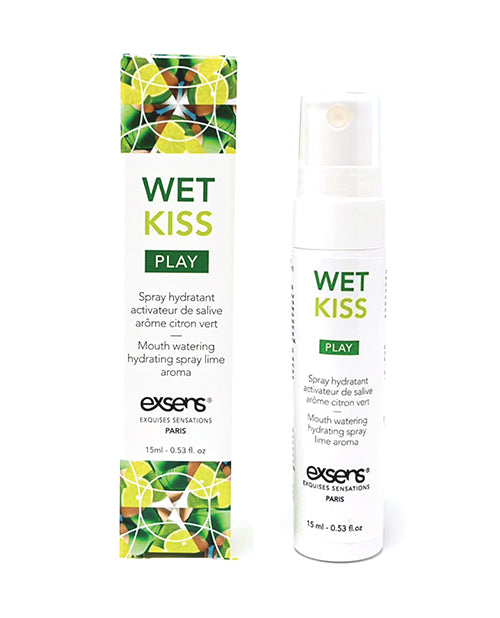 Exsens Wet Kiss Lime Saliva Spray, 15ml – Made in France