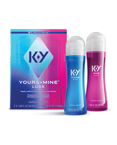 Paradise Marketing 99416 K-Y Yours + Mine Lube Combo Pack, Tingling & Warming