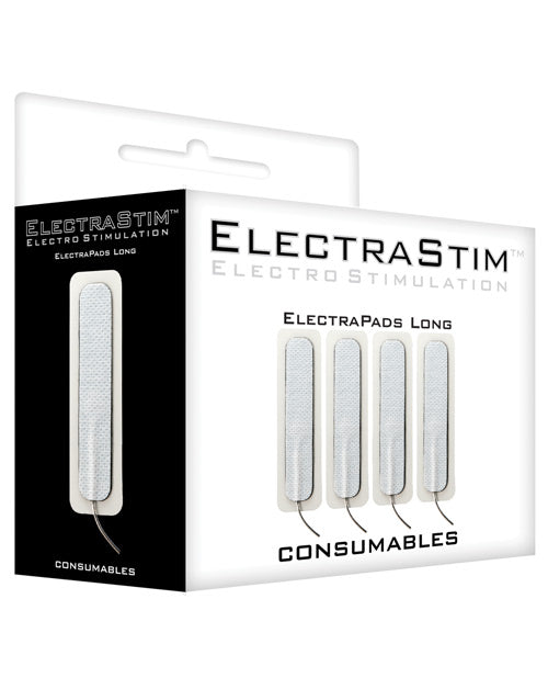 ElectraStim Long Self-Adhesive Conductive Pads, 4-Pack