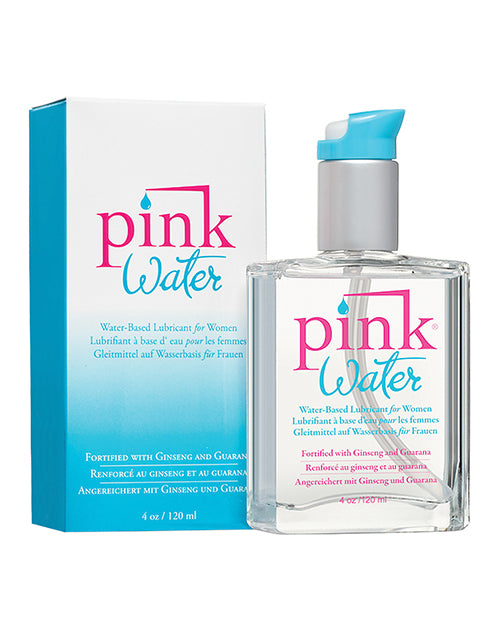 Empowered Products PNK-PW-G-4 Pink Water Based Lubricant, 4 oz Bottle w/Pump