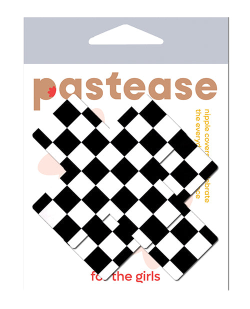 Pastease PLS-CHK Checker Cross, Black/White One Size