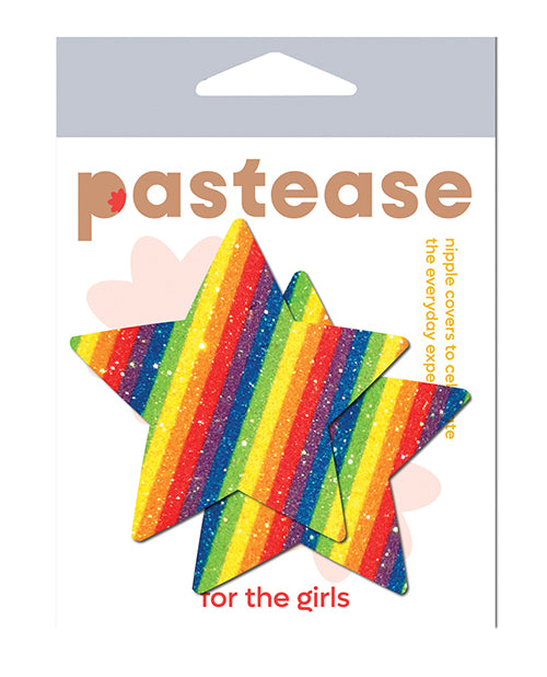Pastease STR-GLT-RBW Glitter Star, Rainbow