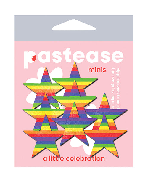 Pastease MSTR-RBW Mini Rainbow Stars, Pack of 8, One Size