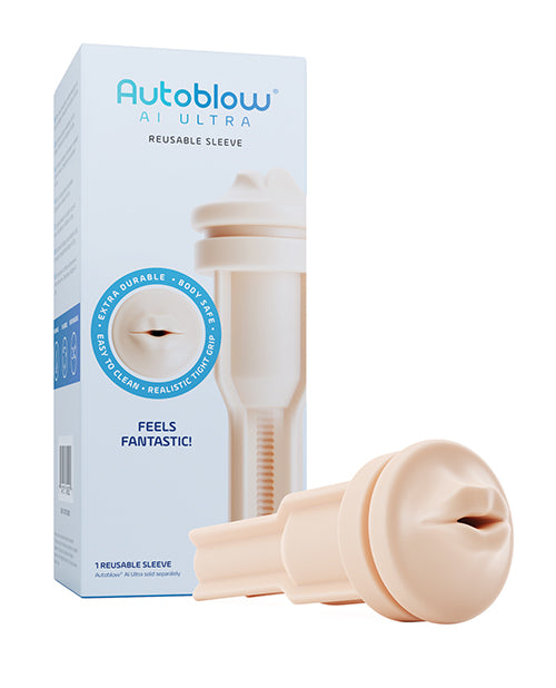 Very intelligent ecommerce inc 5921 Autoblow AI Ultra Mouth Sleeve, Beige Color