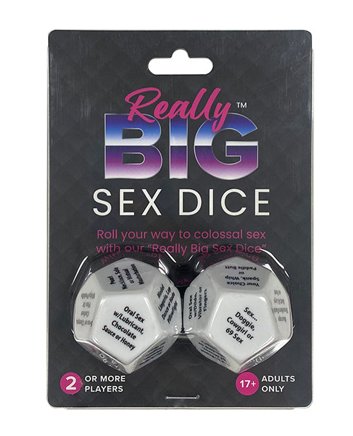 Ball & Chain DG17 Really Big Sex Dice Game, Plastic, 12-Sided