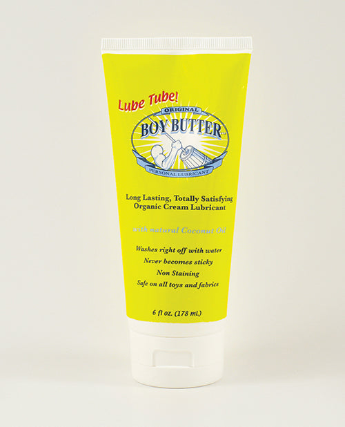 Boy Butter BB06 Original Coconut Oil Based Lubricant, 6 oz