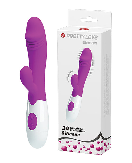 Pretty Love BI-014173 Snappy Rabbit Vibrator, Fuchsia, 30-Function