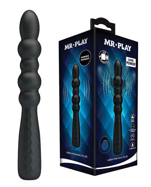 Pretty Love 12-Function Rechargeable Silicone Vibrator, Black