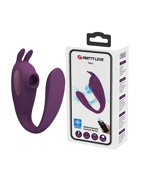 Pretty Love Shey C-Shaped Vibrator, Purple