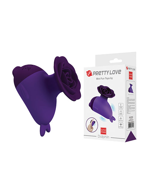 Pretty Love Dolphin Finger Vibrator, Purple
