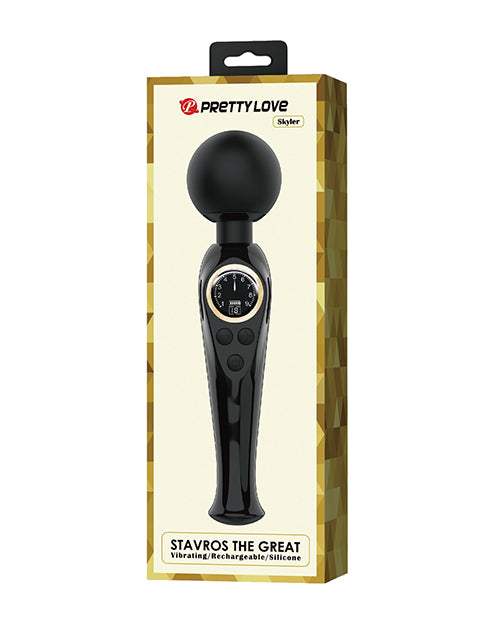 Pretty Love Skylar LED Digital Wand, Black, 10 Modes, 9 Speeds