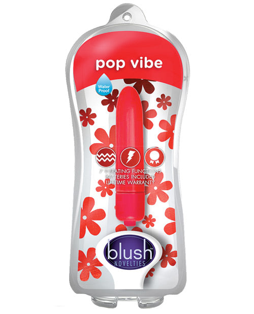 Blush Novelties BL-00208 Pop Vibe, 10 Function, 3.25 Inch, Waterproof