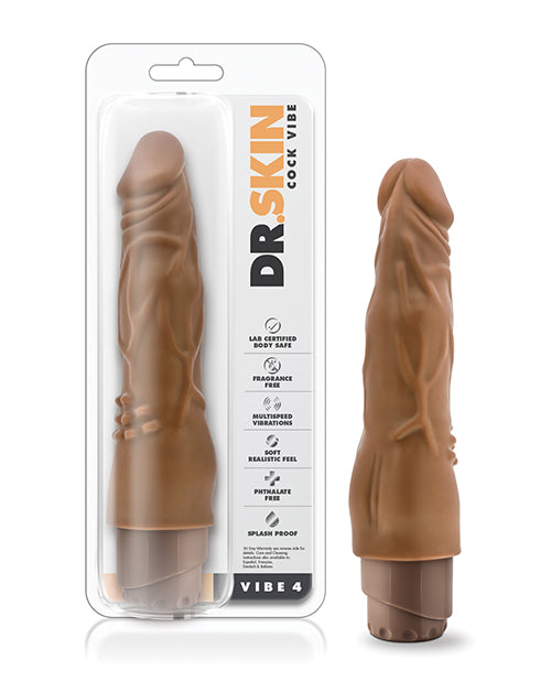 Blush Novelties BL-10127 Dr. Skin Vibe, 8" Vibrating Dildo