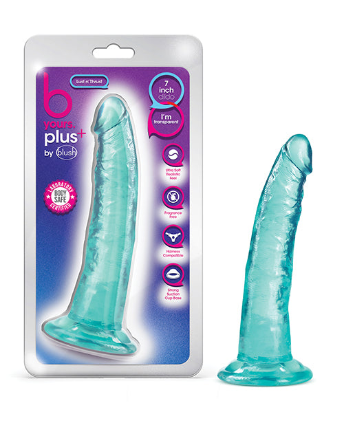 Blush Novelties BL-12712 Lust n' Thrust Dildo, 7.5" Insertable TPE