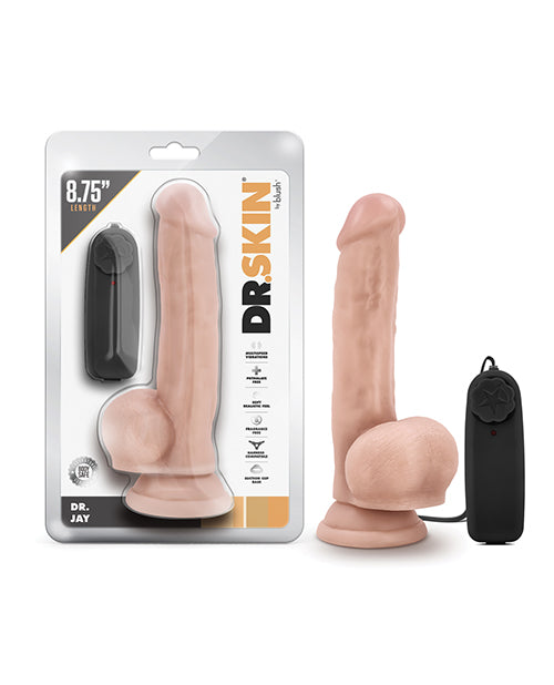 Blush Novelties BL-13713 Dr. Jay Vibrating Cock w/Suction Cup, Realistic Skin