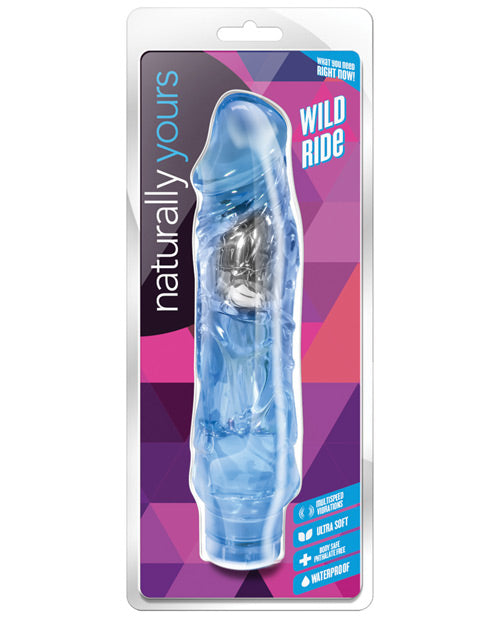 Blush Novelties BL-30152 Wild Ride Vibrator, Vibrating, Blue, TPE, 9in+