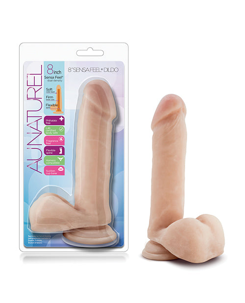 Blush Novelties BL-36463 Sensa Feel Dildo, 8 Inch, Beige, TPE