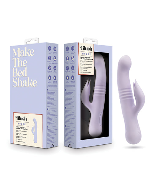 Blush Rylee Rabbit Vibrator, Dual Stimulator, Lavender