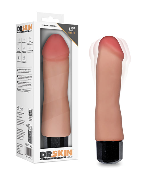 Blush Novelties BL-64923 Dr. Avery 7.5" Dildo, Vibrating, Beige