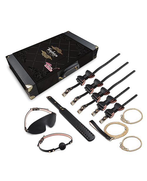 Blush Novelties BL-83605 Temptasia Bondage Kit, Black/Pink