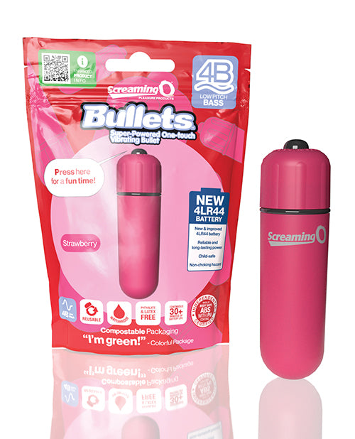 Screaming O 4BBUL-ST 4B Bullet - Strawberry