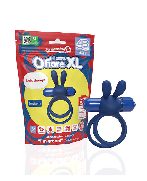 Screaming O 4B Ohare XL Wearable Rabbit Vibrator, Blueberry – Body-Safe Silicone