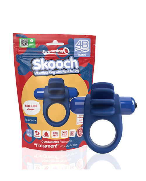 Bushman products Screaming O 4B Skooch, Blueberry, 5 Speeds, Waterproof