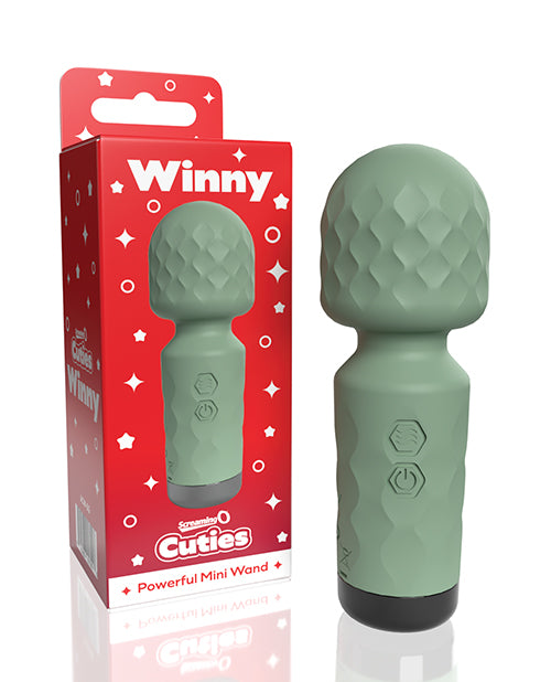 Bushman products ACW-SG Winny Vibrating Mini Wand, Sage Green, 10 Functions