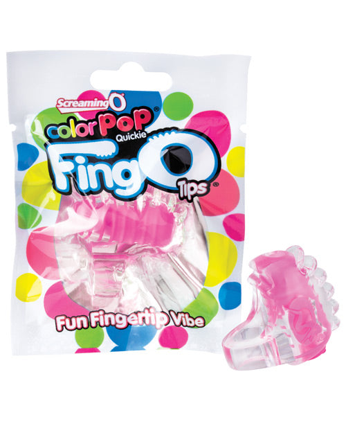 Screaming O CPTIP-PK FingO Tip, Pink Mini Vibe, 13,500 RPM
