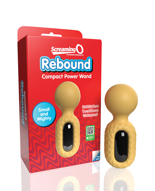 Bushman Products Screaming O Rebound Wand, Yellow, 10 Functions