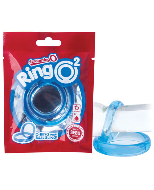 Screaming O RNG2-BU RingO 2 Blue Dual-ring SEBS