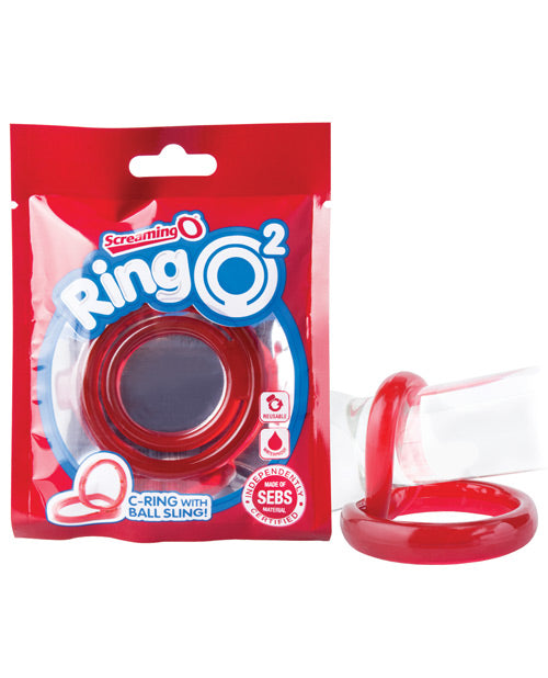 Screaming O RNG2-R RingO 2 Double Erection Ring, Red SEBS