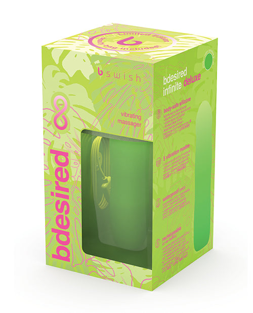 Bswish BSBDI0464 Infinite Deluxe LE Paradise Vibrator, Green, 5 Intensities