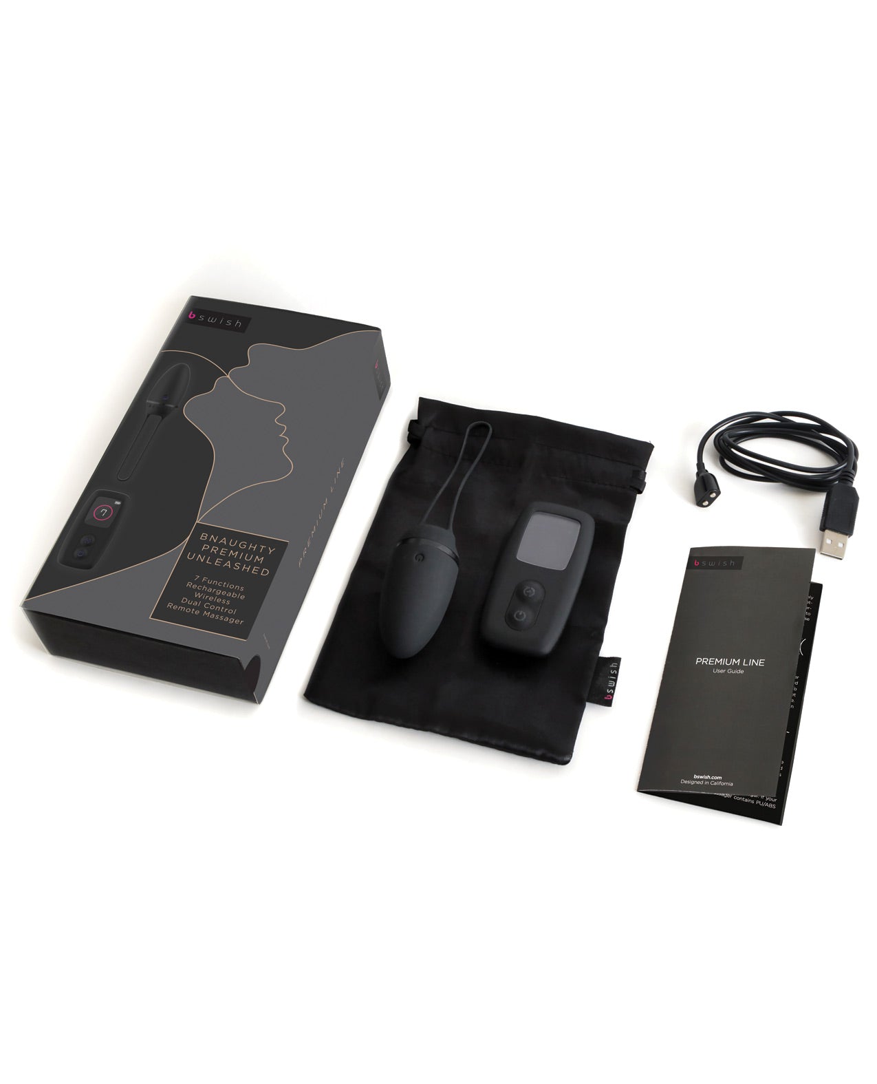 Bswish Bnaughty Unleashed Remote Control Bullet - Black