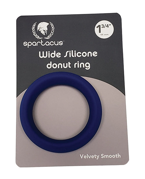 Spartacus BSPR-135 1.75-inch Wide Silicone Donut Ring, Blue