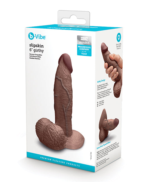 COTR Inc BV-055 BRN b-Vibe Slipskin Girthy, 6-inch, Brown