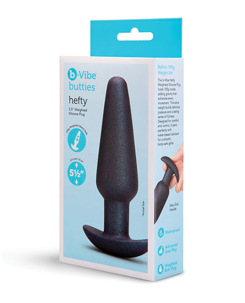 COTR Inc BV-114 Hefty Weighted Silicone Plug, Black Metal/Silicone, 185g