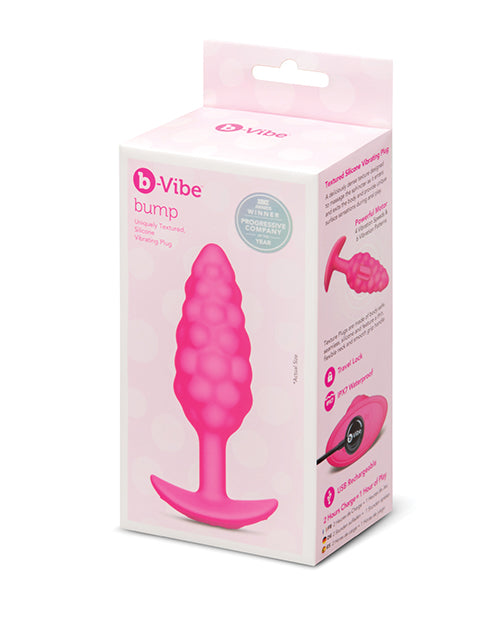 COTR Inc BV-145 PNK b-Vibe Bump Texture Plug, Pink Vibrating Waterproof
